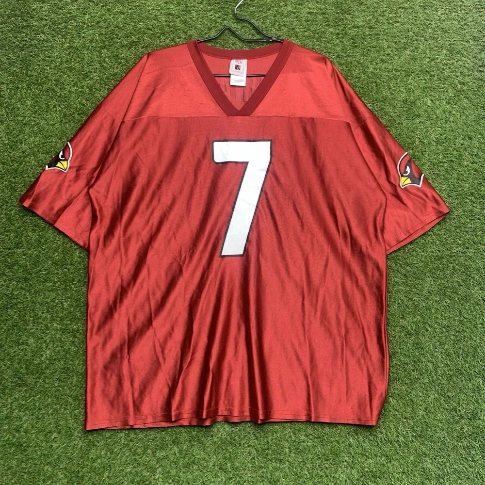 Arizona Cardinals Jersey Mens 2XL Reebok NFL #7 Matt Leinart Red Printed Sports